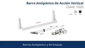 Barra Antipático de Acción Vertical