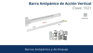 Barra Antipático de Acción Vertical