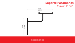 Soporte Pasamanos