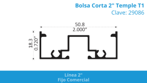 Bolsa Corta 2” Temple 1