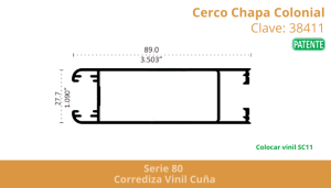 Cerco Chapa Colonial