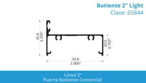 Batiente 2” Light
