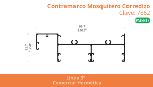 Contramarco Mosquitero Corredizo