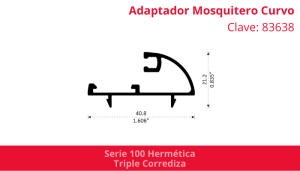 Adaptador Mosquitero Curvo