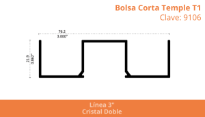 Bolsa Corta Temple T1