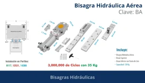 Bisagra Hidráulica Aérea
