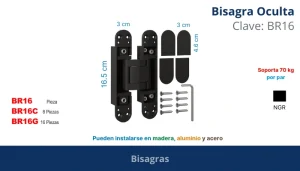 Bisagra Oculta