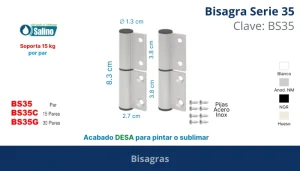 Bisagra Serie 35